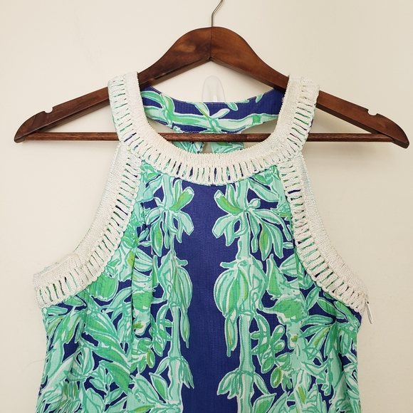 Lily Pulitzer Koala of the Wild Lea Racerback Shift Dress Tropical Womens Size 4 - Picture 2 of 11
